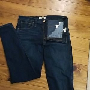 Madewell 10" High Rise Skinny jean size 30 NWT